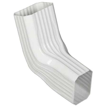 9.25 In. H X 3.25 In. W X 8 In. L White Vinyl A To B Gutter Elbow